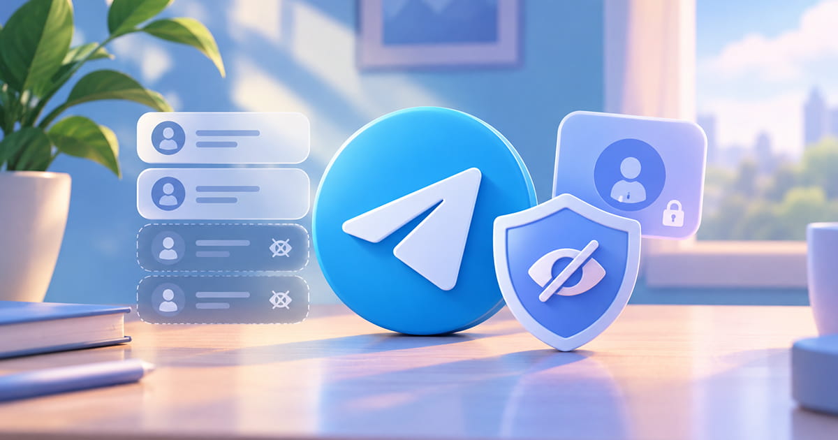 پنهان کردن عکس پروفایل تلگرام